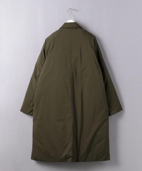 EN ROUTE（アンルート）の「＜EN ROUTE（アンルート）＞ ナイロンリップストップ ダウン ガウンコート（ダウンジャケット/コート・メンズ・ブラック/オリーブ・1/3/2）」の17枚目の写真
