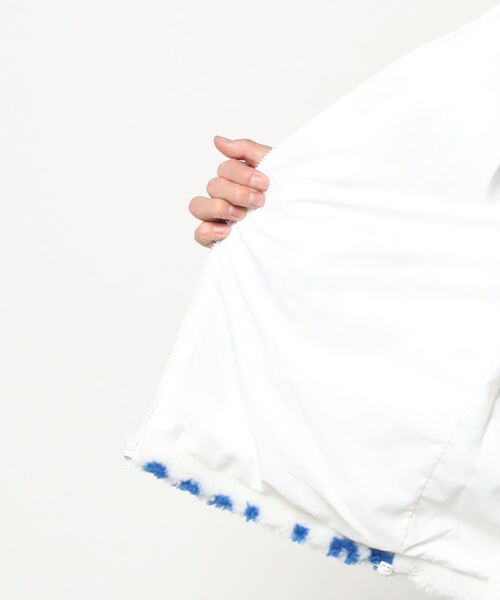 GAP（ギャップ）の「ユニセックス Gapロゴ ボアジャケット（ブルゾン・メンズ・ホワイト×ブルー/ホワイト/ブラック・XXS/XS/M/L/XL/S）」の15枚目の写真