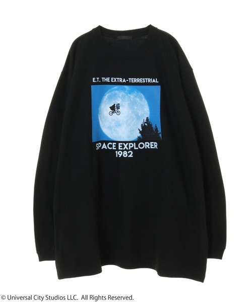 Candy Stripper(キャンディストリッパー)の「//E.T.×Candy Stripper//E.T.SCENE L/S Tシャツ(Tシャツ/カットソー・レディース・ブラック/オフホワイト/ピンク・2)」の11枚目の写真