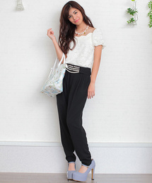 MIIA | パールタックパンツ(その他パンツ)