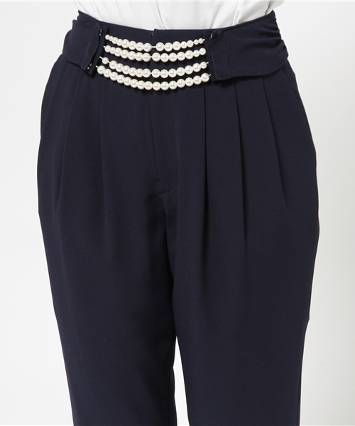 MIIA（ミーア）の「パールタックパンツ（その他パンツ・レディース・ブラック/サンドベージュ/ネイビー・1/2）」の15枚目の写真