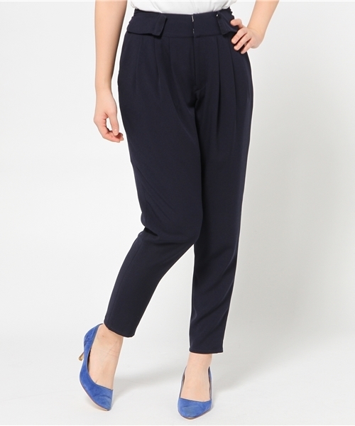 MIIA（ミーア）の「パールタックパンツ（その他パンツ・レディース・ブラック/サンドベージュ/ネイビー・1/2）」の10枚目の写真