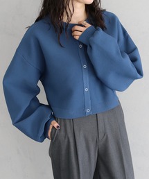 【cheriella】WEB限定前後２WAYショート丈ニットカーディガン