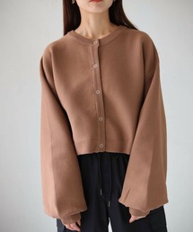 【cheriella】WEB限定前後2WAYショート丈ニットカーディガン