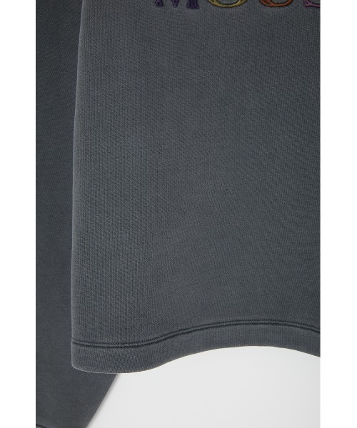 MOUSSY（マウジー）の「MOUSSY EMBLEM OVERDYE プルオーバー（スウェット・レディース・ホワイト/ライトカーキ/ライトイエロー/ライトブラック・FREE）」の19枚目の写真