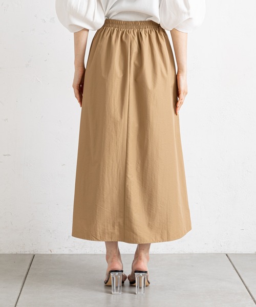 prose verse（プロズヴェール）の「メモリータフタギャザーフレアスカート（スカート・レディース・ブラック/ベージュ/グリーン・ﾌﾘ-）」の13枚目の写真