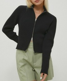 LAGUA GEM | FRONT ZIP 2WAY TOPS(ニット/セーター)