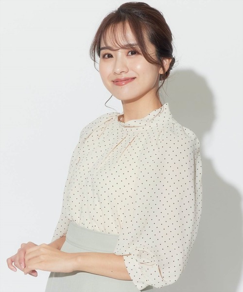 バックボタンスタンドネックブラウス シャツ ブラウス Swingle スウィングル のファッション通販 Zozotown