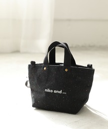 オリジナルニコロゴネップ柄ショルダートートバッグ
