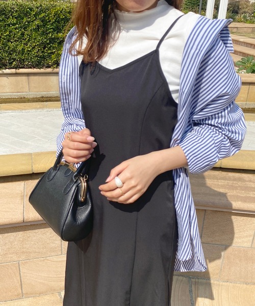 apres jour（アプレジュール）の「マーメイドキャミワンピース【ZOZOTOWN限定アイテム】（ワンピース・レディース・ライトベージュ/ピンク/ブラック・X-LARGE/フリー）」の22枚目の写真