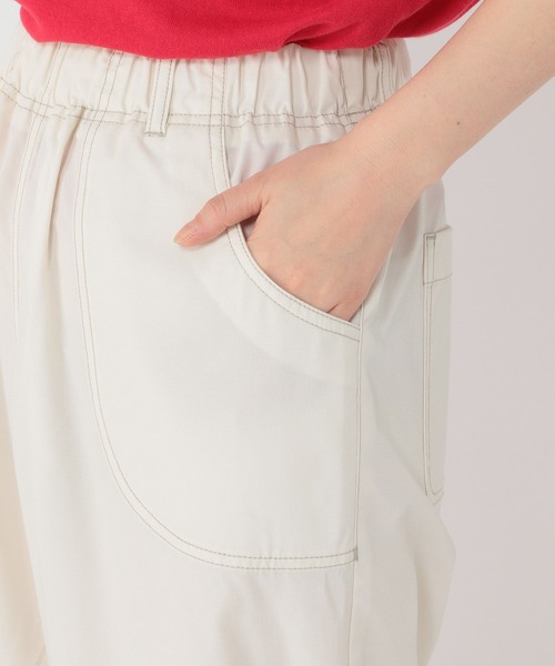 studio CLIP（スタディオクリップ）の「配色ステッチワークパンツ（その他パンツ・レディース・オフホワイト/カーキ・MEDIUM/LARGE）」の16枚目の写真