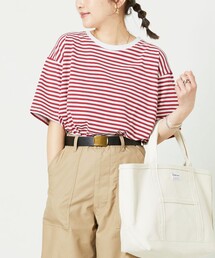 FREAK'S STORE | ▽【WEB限定】ビッグシルエットボーダーTシャツ(Tシャツ/カットソー)