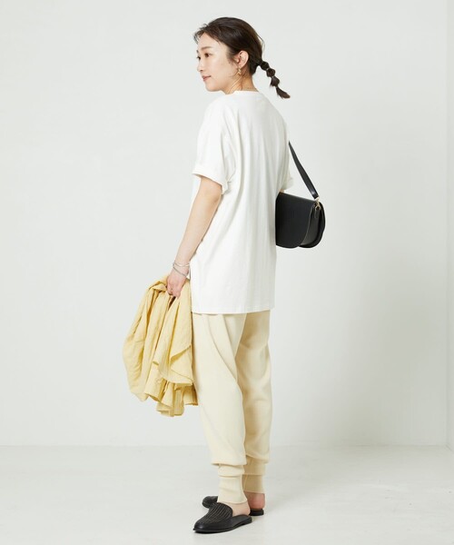 FREAK'S STORE(フリークスストア)の「WEB限定 ビッグシルエットボーダーTシャツ(Tシャツ/カットソー・レディース・オフホワイト/ブラック/グレー/ベージュ/ブラウン/レッド/ブルー/ストライプ・フリ-)」の11枚目の写真