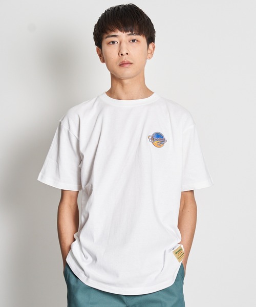 SKOOKUM（スクーカム）の「SKOOKUM×JEサークル刺繍Tシャツ（Tシャツ/カットソー・メンズ・ホワイト/ブラック/グリーン/ホワイト系その他2/ブラック系その他2・M/L）」の3枚目の写真