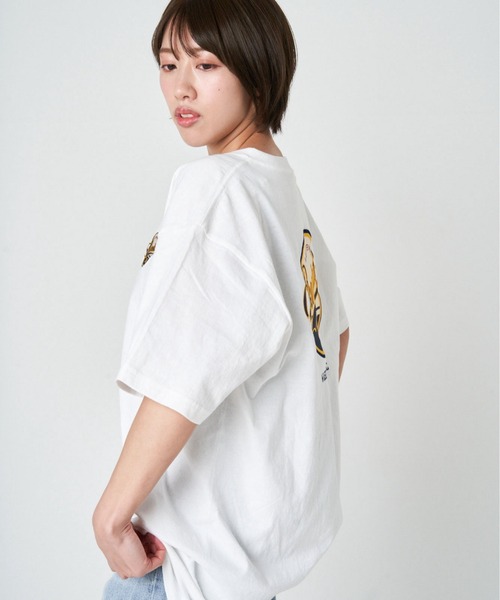 SKOOKUM（スクーカム）の「SKOOKUM×JEサークル刺繍Tシャツ（Tシャツ/カットソー・メンズ・ホワイト/ブラック/グリーン/ホワイト系その他2/ブラック系その他2・M/L）」の7枚目の写真