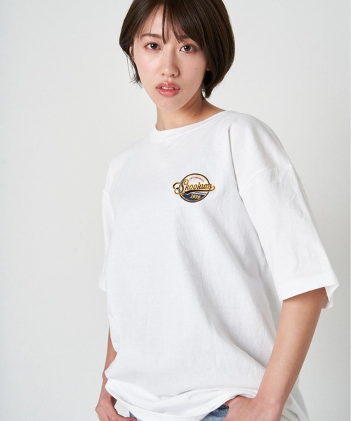 SKOOKUM（スクーカム）の「SKOOKUM×JEサークル刺繍Tシャツ（Tシャツ/カットソー・メンズ・ホワイト/ブラック/グリーン/ホワイト系その他2/ブラック系その他2・M/L）」の9枚目の写真