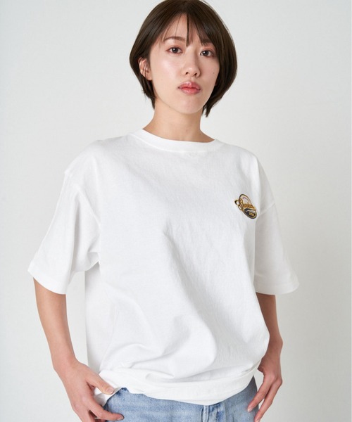 SKOOKUM（スクーカム）の「SKOOKUM×JEサークル刺繍Tシャツ（Tシャツ/カットソー・メンズ・ホワイト/ブラック/グリーン/ホワイト系その他2/ブラック系その他2・M/L）」の10枚目の写真