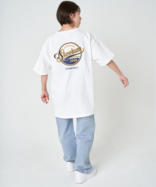 SKOOKUM（スクーカム）の「SKOOKUM×JEサークル刺繍Tシャツ（Tシャツ/カットソー・メンズ・ホワイト/ブラック/グリーン/ホワイト系その他2/ブラック系その他2・M/L）」の14枚目の写真