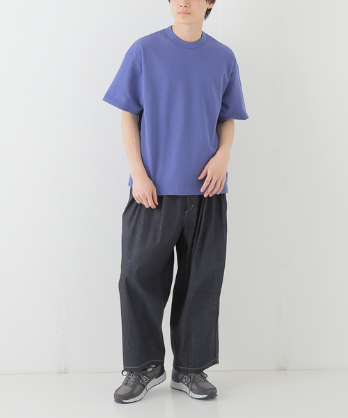 RELAXFIT（リラックスフィット）の「【RELAXFIT / リラックスフィット】BIG PIQUE T-SHIRT（Tシャツ/カットソー・メンズ・ネイビー/グリーン・LARGE/X-LARGE）」の16枚目の写真