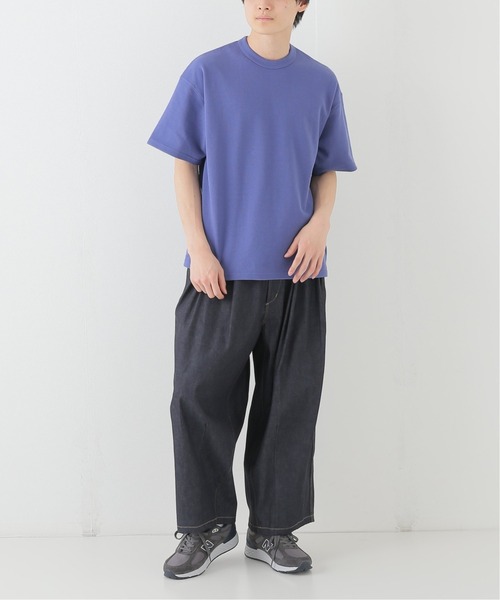 RELAXFIT（リラックスフィット）の「【RELAXFIT / リラックスフィット】BIG PIQUE T-SHIRT（Tシャツ/カットソー・メンズ・ネイビー/グリーン・LARGE/X-LARGE）」の3枚目の写真