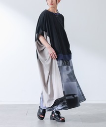 osharewalker | 『異素材ドッキング変形デザインカットソー』(Tシャツ/カットソー)