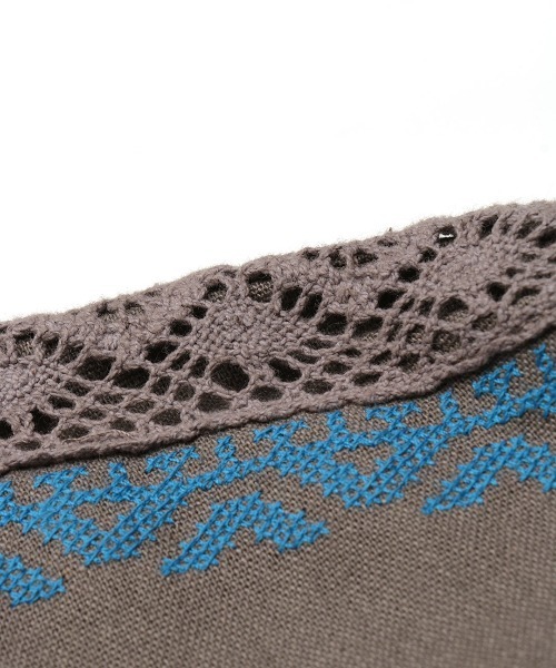 チチカカ（チチカカ）の「キカクロス刺繍ワンピース（ワンピース・レディース・ベージュ/カーキ/モカ・FREE）」の19枚目の写真