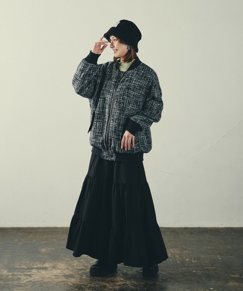 LAYMEE（レイミー）の「Tweed MA-1 / ツイードMA1（MA-1）」 - WEAR