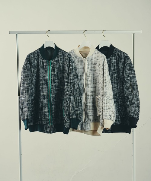 LAYMEE（レイミー）の「Tweed MA-1 / ツイードMA1（MA-1）」 - WEAR