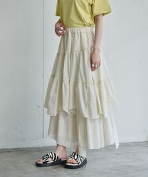 RETRO GIRL | ティアードフレアスカート(スカート)