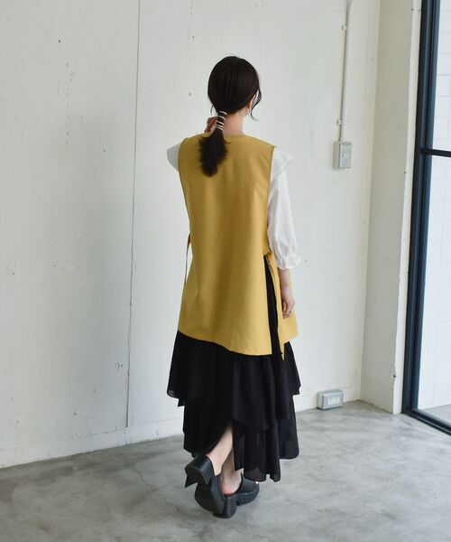 RETRO GIRL(レトロガール)の「ティアードフレアスカート(スカート・レディース・ライトグレー/ブラック/オフホワイト・FREE)」の20枚目の写真