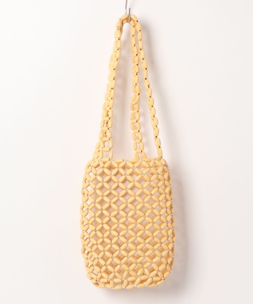 Ambre Neige(アンブルネージュ)の「ウッディービーズバッグ/【WEB/EC限定商品】(ショルダーバッグ・レディース・ダークブラウン/ベージュ・FREE)」の8枚目の写真