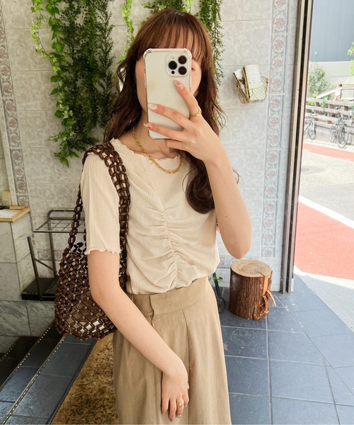 Ambre Neige(アンブルネージュ)の「ウッディービーズバッグ/【WEB/EC限定商品】(ショルダーバッグ・レディース・ダークブラウン/ベージュ・FREE)」の14枚目の写真
