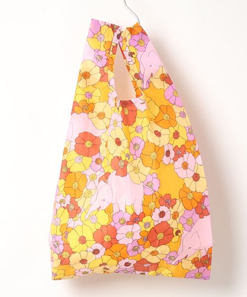 LAZY SUSAN(レイジースーザン)の「エコバッグ BABY BAGGU/ベビーバグゥ フラワーエレファント(エコバッグ/サブバッグ・レディース・マルチ・FREE)」の5枚目の写真