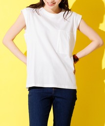 hunch | こだわり詰め込んだシンプルデザイン、ノースリーブプルオーバー(Tシャツ/カットソー)