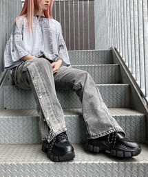 Figments | デザインデニムバギーパンツ(デニムパンツ)