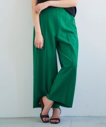 le.coeur blanc | リネンライクワイドクロップドパンツ(スラックス)