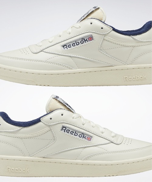 Reebok（リーボック）の「”販路限定”【Reebok/リーボック】 CLUB C 85 VINTAGE（スニーカー・メンズ・ホワイト・26cm/27cm/28cm/25.5cm/26.5cm/27.5cm/29cm/25cm）」の2枚目の写真