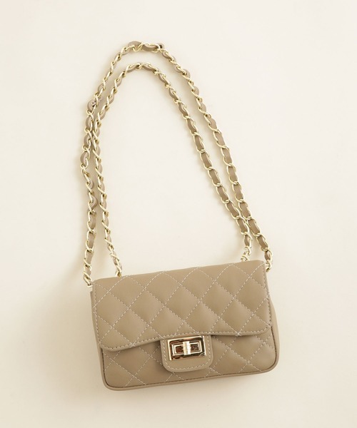 AULENTTI（オウレンティ）の「AULENTTI/キルティングチェーンショルダーバッグ（ショルダーバッグ）」 WEAR