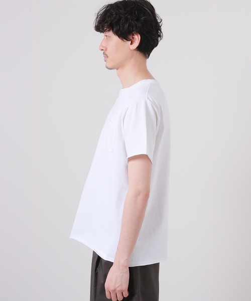 JOURNAL STANDARD J.S HOMESTEAD（ジャーナルスタンダードホームステッド）の「【J.S Homestead】ブラー カラー US ポケット Tシャツ（Tシャツ/カットソー・メンズ・ホワイト・MEDIUM/LARGE）」の12枚目の写真