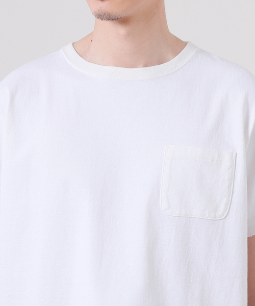 JOURNAL STANDARD J.S HOMESTEAD（ジャーナルスタンダードホームステッド）の「【J.S Homestead】ブラー カラー US ポケット Tシャツ（Tシャツ/カットソー・メンズ・ホワイト・MEDIUM/LARGE）」の3枚目の写真