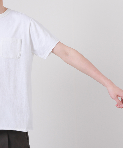 JOURNAL STANDARD J.S HOMESTEAD（ジャーナルスタンダードホームステッド）の「【J.S Homestead】ブラー カラー US ポケット Tシャツ（Tシャツ/カットソー・メンズ・ホワイト・MEDIUM/LARGE）」の9枚目の写真