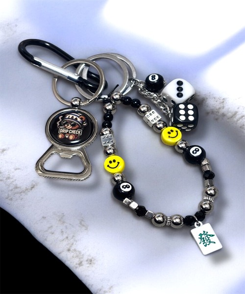 セール】1004ST カラビナ キーホルダー キーリング 8ボール