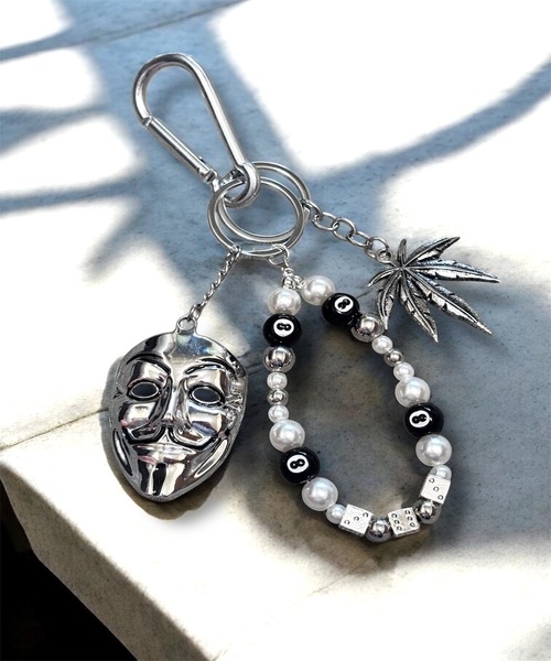 第五人格　白黒無常　ポーチ　ナンジャタウン　カラ鉄　東京タワー　シュシュ セール】1004ST カラビナ キーホルダー キーリング 8ボール