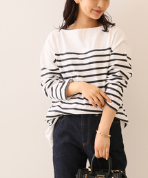 LEMINOR | 《別注》【Leminor/ルミノア】FOR L'ESSAGE ナバルボーダー：カットソー(Tシャツ/カットソー)