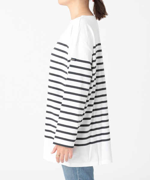 LEMINOR（ルミノール）の「《追加》《別注》【Leminor/ルミノア】FOR L'ESSAGE ナバルボーダー：カットソー（Tシャツ/カットソー・レディース・ホワイト/ブラック・3）」の18枚目の写真