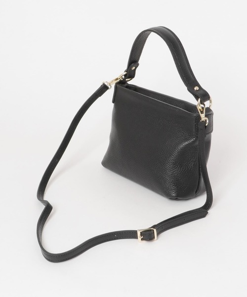 MARCO BIANCHINI(マルコビアンチーニ)の「MARCO BIANCHINI レザーハンドルバッグ(ハンドバッグ・レディース・ブラック/キャメル・-)」の5枚目の写真