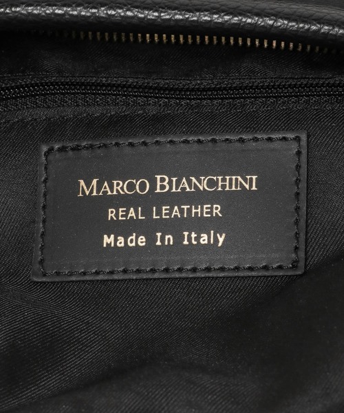 MARCO BIANCHINI(マルコビアンチーニ)の「MARCO BIANCHINI レザーハンドルバッグ(ハンドバッグ・レディース・ブラック/キャメル・-)」の9枚目の写真