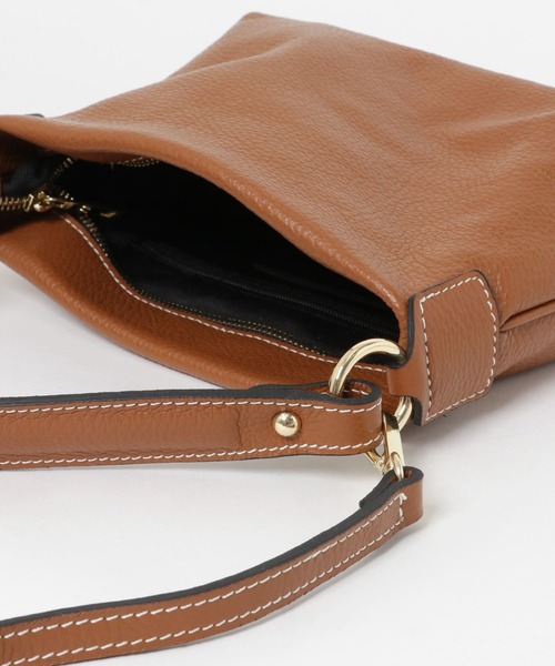 MARCO BIANCHINI(マルコビアンチーニ)の「MARCO BIANCHINI レザーハンドルバッグ(ハンドバッグ・レディース・ブラック/キャメル・-)」の10枚目の写真