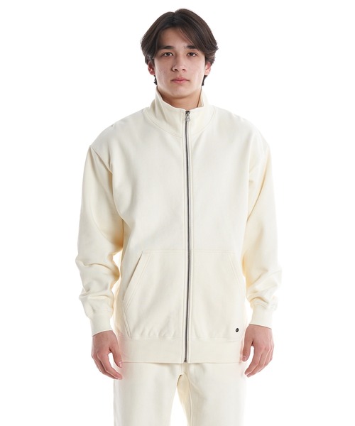 Quiksilver(クイックシルバー)の「ESSENTIAL STAND SWEA/クイックシルバースタンドカラージップアップスウェット(スウェット・メンズ・ホワイト/グレー/ブルー/ベージュ・MEDIUM/LARGE/X-LARGE/SMALL)」の1枚目の写真