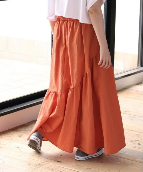 cepo（セポ）の「マルチＷＡＹボリュームスカート（スカート・レディース・ブラック/オレンジ・M）」の17枚目の写真